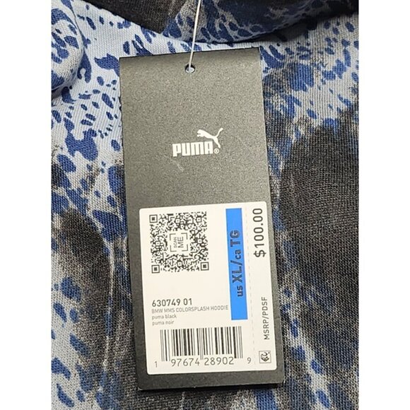 PUMA BMW Colorsplash Graphic MMS Pullover Hoodie - Picture 11 of 11
